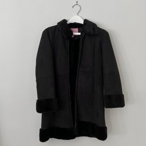 Beautiful Black Winter Coat - Size Large